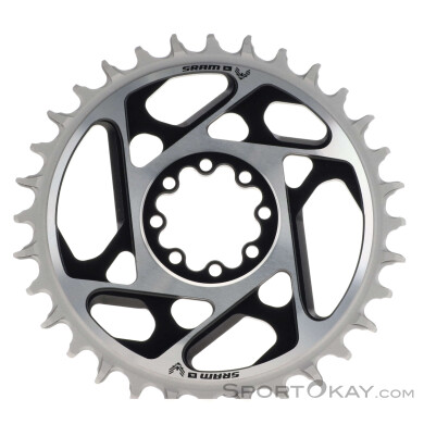 Sram T-Type XXSL Eagle 3mm 12-Fach Kettenblatt-Silber-34