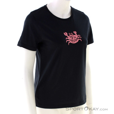 SOMWR Shellfish Damen T-Shirt-Schwarz-XS