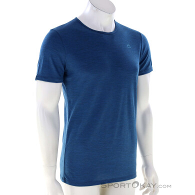 Devold Valldal Merino 130 Tee Herren T-Shirt-Blau-L