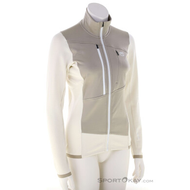 Ortovox Fleece Grid Damen Fleecejacke-Beige-L