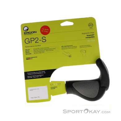 Ergon GP2 Gripshift Griffe-Schwarz-S