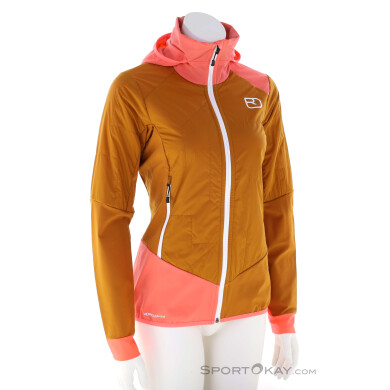 Ortovox Swisswool Col Becchei Hybrid Damen Tourenjacke-Orange-S