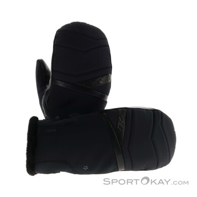 Leki Snow Fox 3D Lady Mitt Damen Handschuhe-Schwarz-8,5