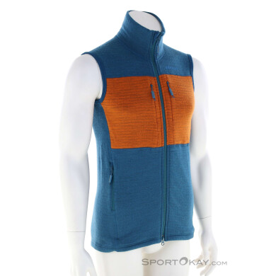 Devold Egga Grid Merino Vest Herren Tourenweste-Blau-S
