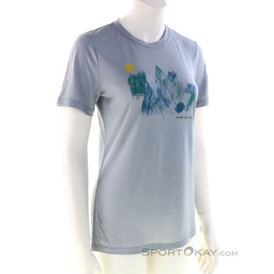 Ortovox 140 Cool MTN Playground TS Damen T-Shirt-Grau-M