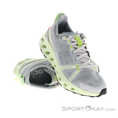 On Cloudsurfer Trail Damen Traillaufschuhe-Hell-Grau-8,5