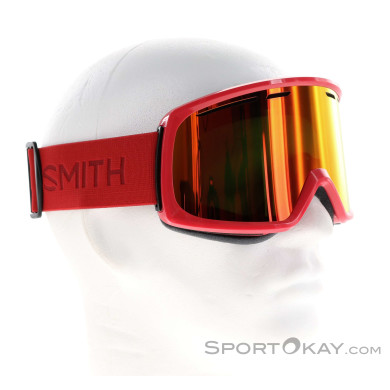 Smith Range Skibrille-Rot-One Size