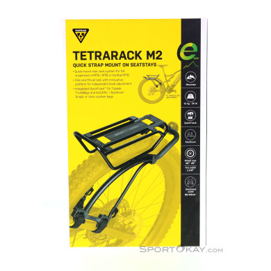 Topeak TetraRack M2 Gepäckträger-Schwarz-One Size