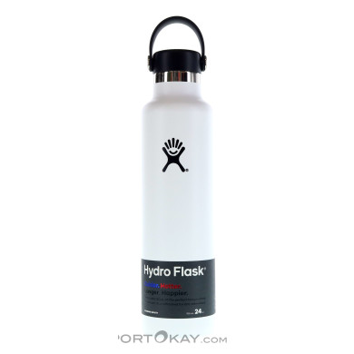 Hydro Flask 24oz Standard Mouth 0,709l Thermosflasche-Weiss-One Size