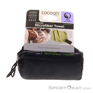Cocoon Microfiber Ultralight L Microfaser Handtuch-Grau-L