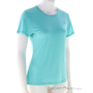 Devold Valldal Merino 130 Tee Damen T-Shirt-Blau-XS
