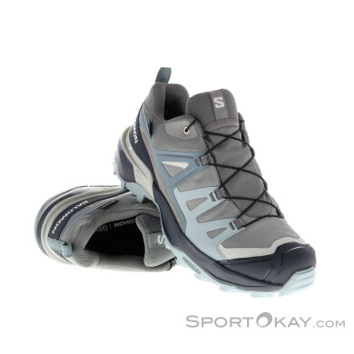 Salomon X Ultra 360 GTX W Damen Wanderschuhe Gore-Tex-Hell-Grau-4,5