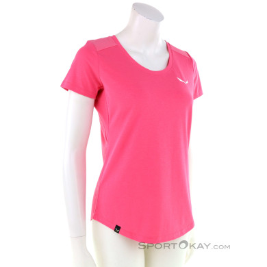 Salewa Alpine Hemp Damen T-Shirt-Pink-Rosa-36