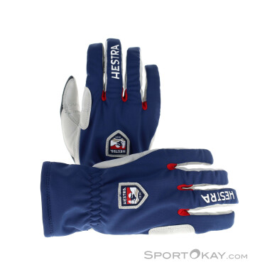 Hestra Windstopper Ergo Grip Touring Handschuhe-Blau-8