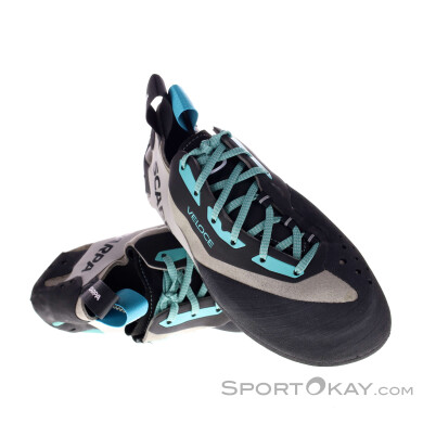 Scarpa Veloce Lace Damen Kletterschuhe-Hell-Grau-38,5