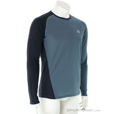 Ortovox 120 Cool Tec Fast Upward L/S Herren Shirt-Grau-XXL