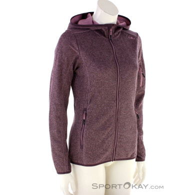 CMP Fix Hood Damen Sweater-Dunkel-Rot-44