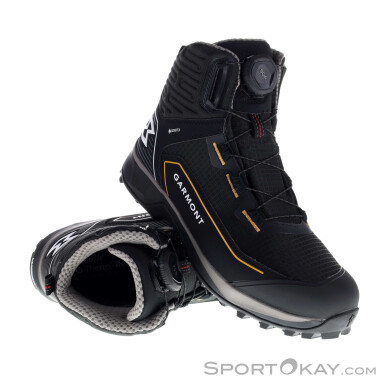 Garmont Trace Mid BOA GTX Herren Wanderschuhe Gore-Tex-Schwarz-10