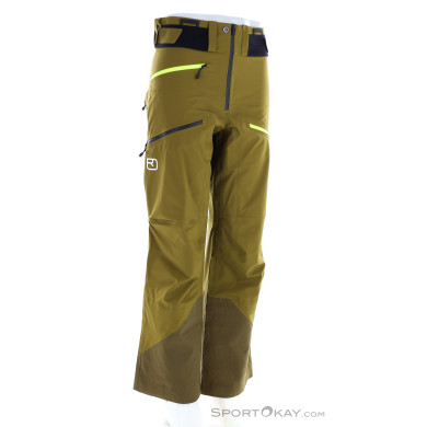 Ortovox 3l Deep Shell Herren Skihose-Grün-L