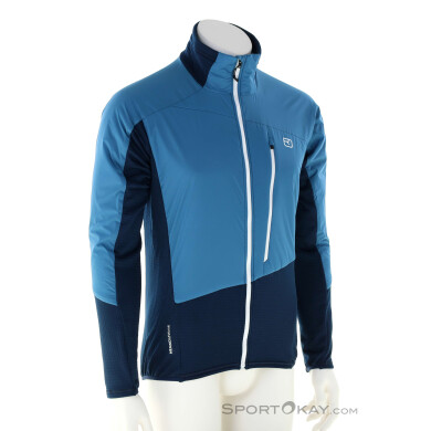 Ortovox Westalpen Swisswool Hybrid Herren Outdoorjacke-Blau-S