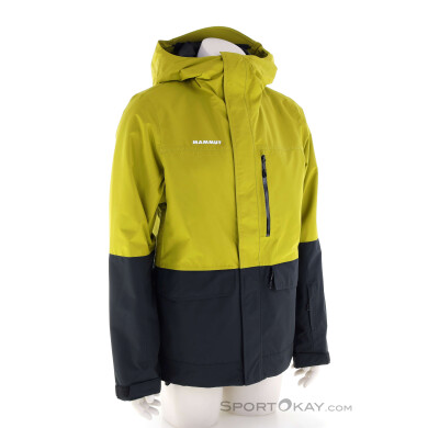Mammut Fall Line HS Thermo Hooded Herren Skijacke-Gelb-L