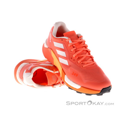 adidas Terrex Agravic Ultra Damen Traillaufschuhe-Orange-6
