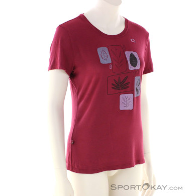 E9 Pamma SS Damen T-Shirt-Rot-S