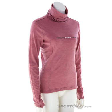 Karpos Coppolo Merino High Neck Damen Shirt-Rot-S