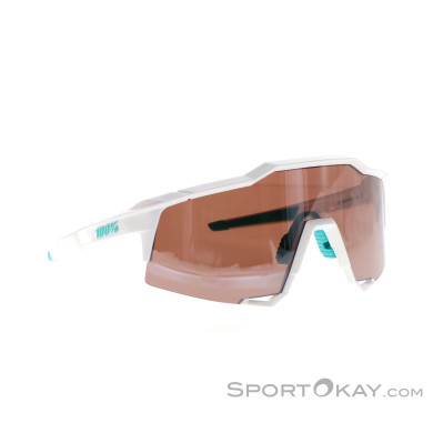 100% Speedcraft BORA Hiper Lens Sonnenbrille-Weiss-One Size