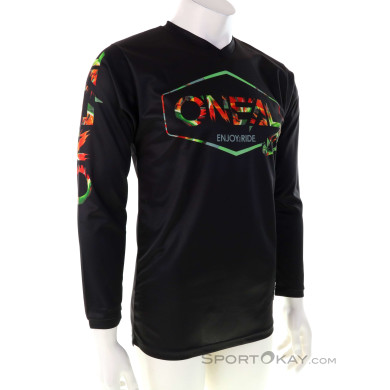 O'Neal Element Mahalo LS Herren Bikeshirt-Schwarz-M