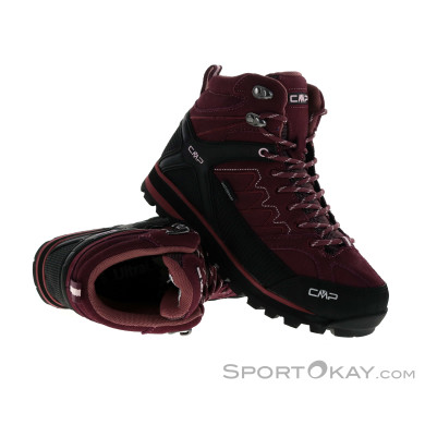 CMP Moon Mid Damen Wanderschuhe-Dunkel-Rot-39