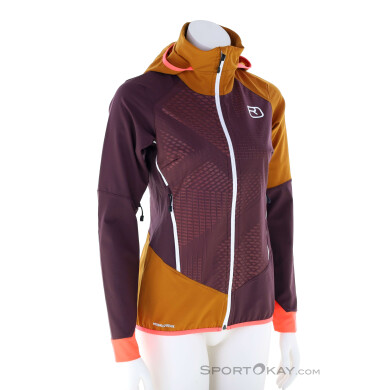 Ortovox Col Becchei Damen Tourenjacke-Dunkel-Rot-M