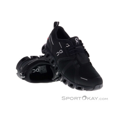 On Cloud 5 Waterproof Damen Freizeitschuhe-Schwarz-7
