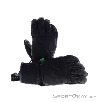Oakley Peak Leather Gloves Handschuhe-Schwarz-XL
