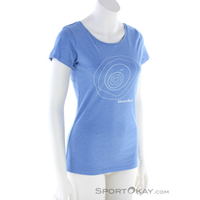 SportOkay.com Zwoatausenda Damen T-Shirt-Blau-XS