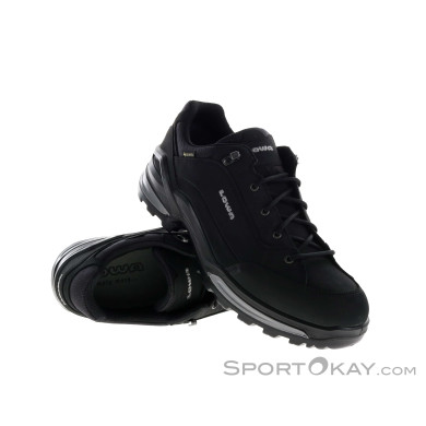 Lowa Renegade GTX LO Herren Wanderschuhe-Schwarz-11