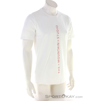 The Mountain Studio Vertical Logo T-Shirt-Weiss-S