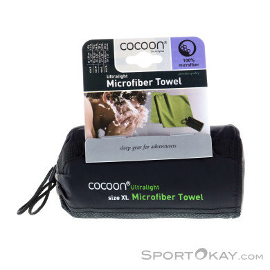 Cocoon Microfiber Ultralight XL Microfaser Handtuch-Grau-One Size