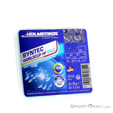 Holmenkol Syntec Worldcup HF Cold 35g Wachs-Grün-One Size