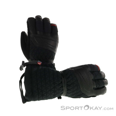Lenz Heat Glove 6.0 Finger Cap Damen Handschuhe-Schwarz-S