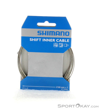 Shimano EVP 1,2 x 2100mm Schaltzug-Grau-One Size