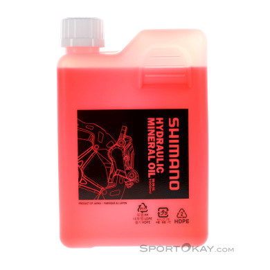 Shimano Mineralöl 1000ml Bremsflüssigkeit-Rot-1