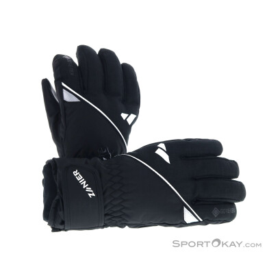 Zanier Budor GTX Kinder Handschuhe Gore-Tex-Schwarz-4,5