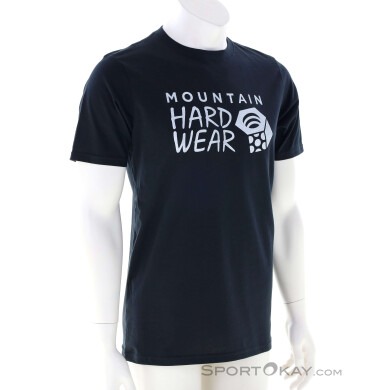 Mountain Hardwear MHW Logo SS Herren T-Shirt-Schwarz-M