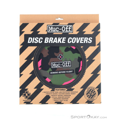 Muc Off Disc Brake Covers Bremsscheibenschutz-Oliv-Dunkelgrün-One Size