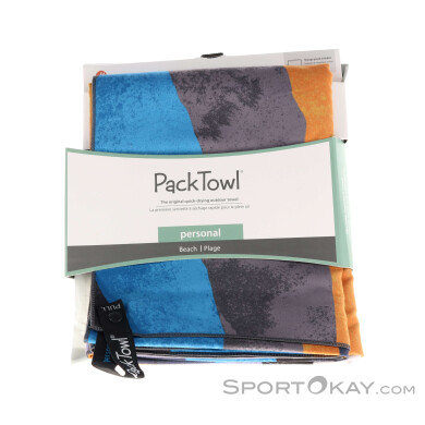 Packtowl Personal Beach Handtuch-Orange-One Size