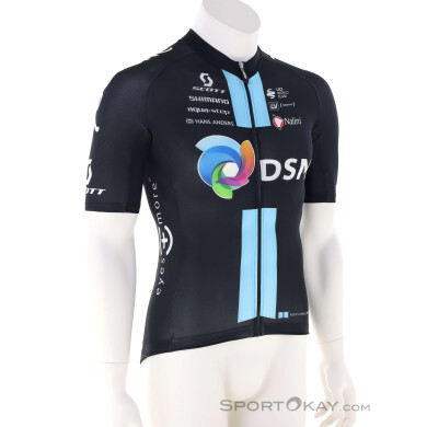 Scott DSM Team Replica S/S Herren Bikeshirt-Schwarz-L