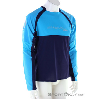 Endura MT500 Burner II LS Herren Bikeshirt-Blau-M