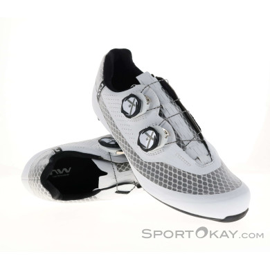 Northwave Mistral Plus Herren Rennradschuhe-Weiss-44
