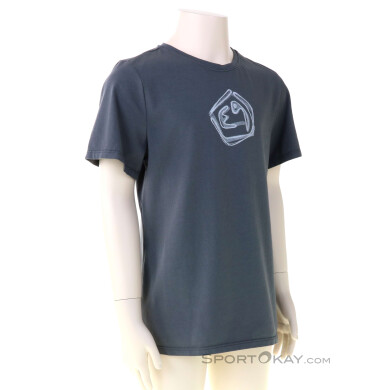 E9 B-2D SS Kinder T-Shirt-Dunkel-Grau-152